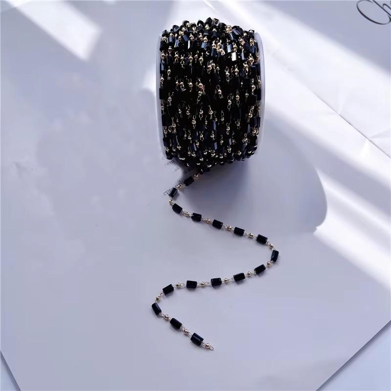 1meter Glass Crystal Beads Chains Copper Metal Open Link Bracelet Necklace Chains Bulk Lot for Diy Making Jewelry Accessories
1meter Glass Crystal Beads Chains Copper Metal Open Link Bracelet Necklace Chains Bulk Lot for Diy Making Jewelry Accessories
