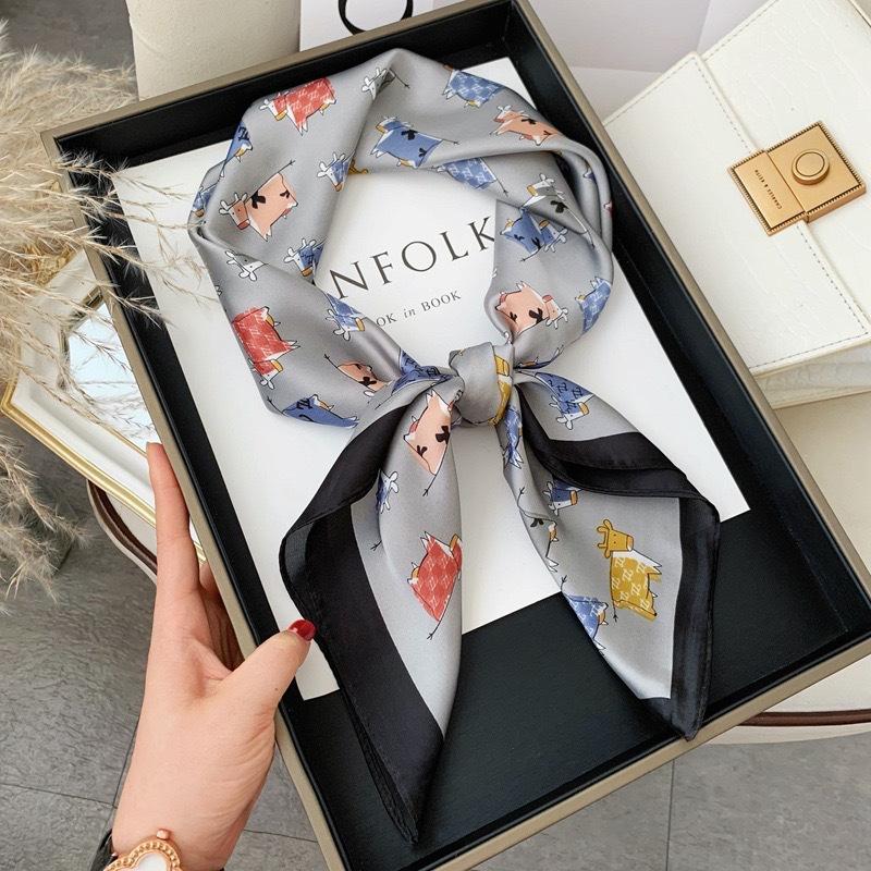 Simulation Silk Scarf Square Scarf Versatile High-End Professional Scarf Decorative Strapping Bag Streamer French Fashion Square Scarf 70*70
Simulation Silk Scarf Square Scarf Versatile High-End Professional Scarf Decorative Strapping Bag Streamer French Fashion Square Scarf 70*70