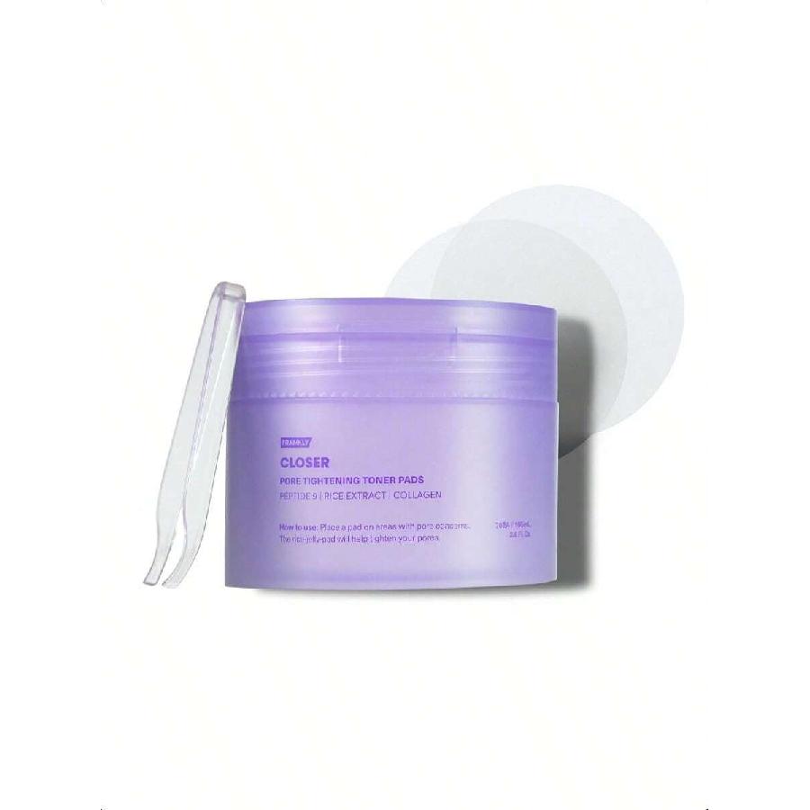 FRANKLY Pore Closer Toner Pads 105ml(70ea) L Rice Jelly Pads With 9 Peptides, Vegan Collagen, Rice Extract L Pore Minimizer
FRANKLY Pore Closer Toner Pads 105ml(70ea) L Rice Jelly Pads With 9 Peptides, Vegan Collagen, Rice Extract L Pore Minimizer