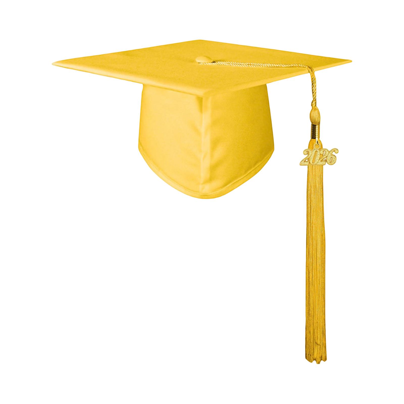 Graduation Cap with 2026 Year Charm Unisex Matte Finish Mortarboard with Detachable Tassel for Ceremony One Size жовтий
Graduation Cap with 2026 Year Charm Unisex Matte Finish Mortarboard with Detachable Tassel for Ceremony One Size жовтий