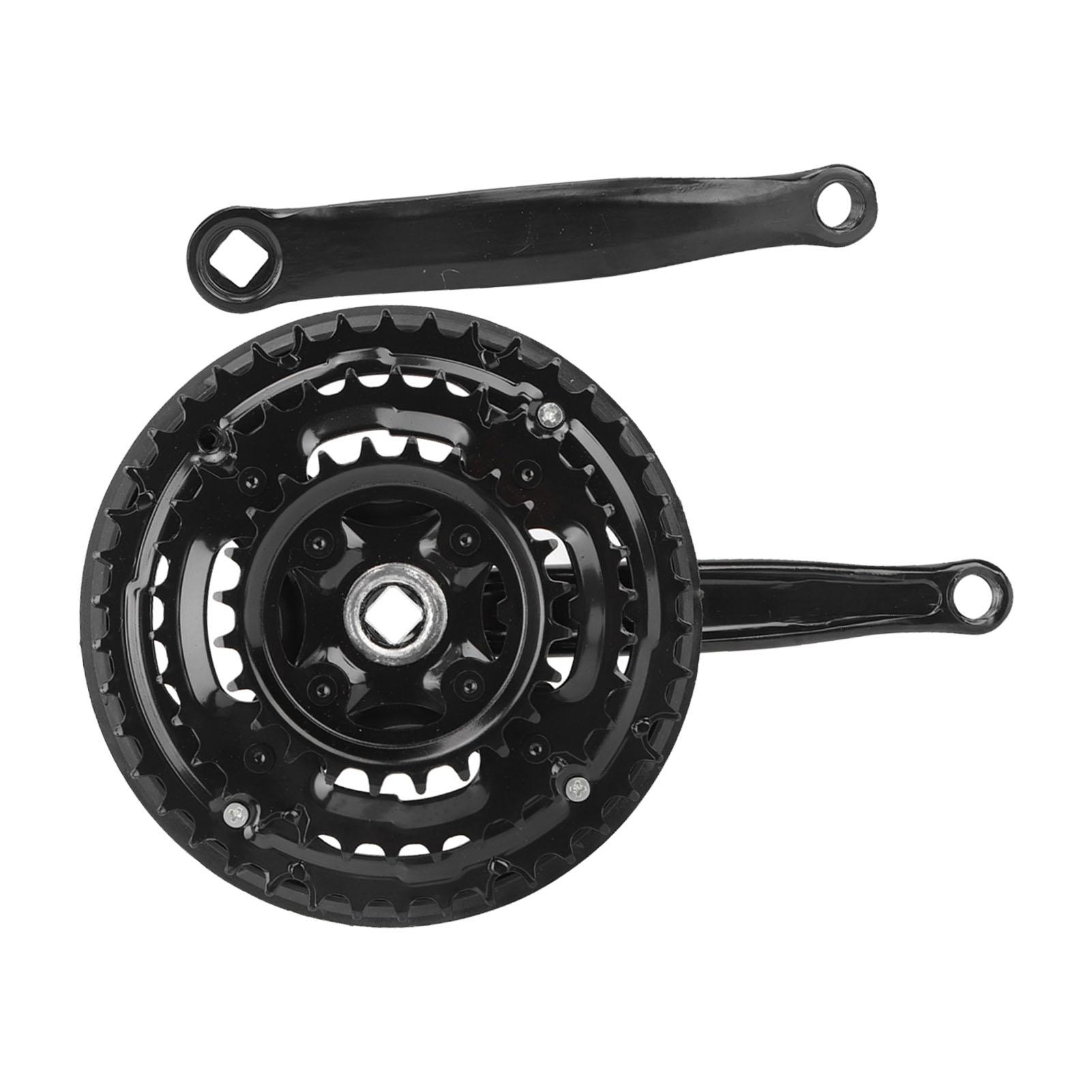 High Carbon Steel Crankset Crank 24-34-42T with Chains Cover for Variable Speed Mountain Bike Road Bicycle
High Carbon Steel Crankset Crank 24-34-42T with Chains Cover for Variable Speed Mountain Bike Road Bicycle