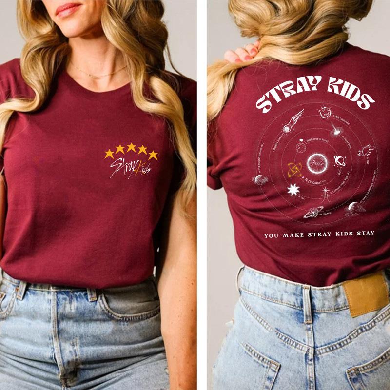 Stray Kids Letter Print Round Neck Cotton T-Shirt – Loose Fit for Spring and Summer 4XL
Stray Kids Letter Print Round Neck Cotton T-Shirt – Loose Fit for Spring and Summer 4XL