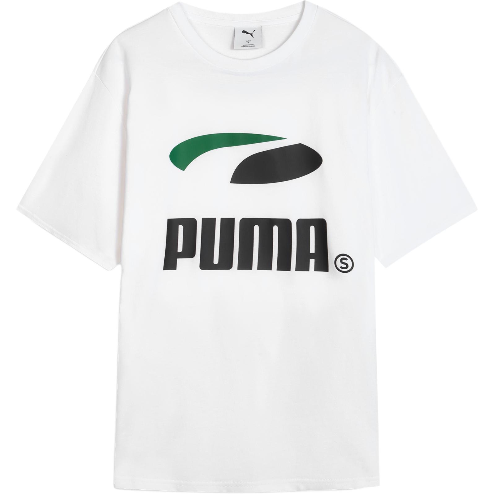 Puma Ss25 s Ss Gf Round Neck Casual Fashion Versatile Short Sleeve T-Shirt Unisex T-Shirt White 631252-02 S
Puma Ss25 s Ss Gf Round Neck Casual Fashion Versatile Short Sleeve T-Shirt Unisex T-Shirt White 631252-02 S