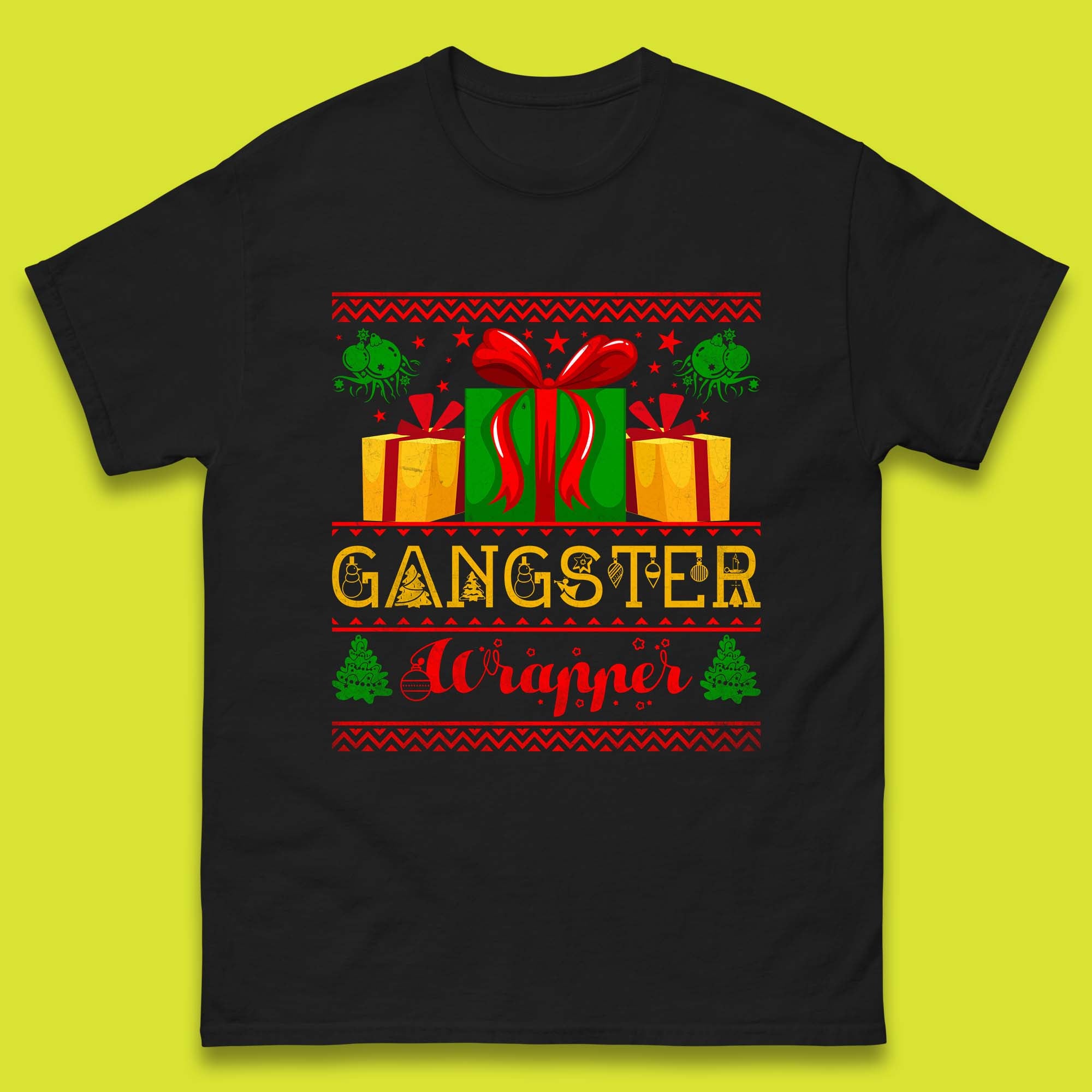 Christmas Mens T Shirt Womens Tops Tees Gangster Wrapper Gift Christmas Top 4XL
Christmas Mens T Shirt Womens Tops Tees Gangster Wrapper Gift Christmas Top 4XL