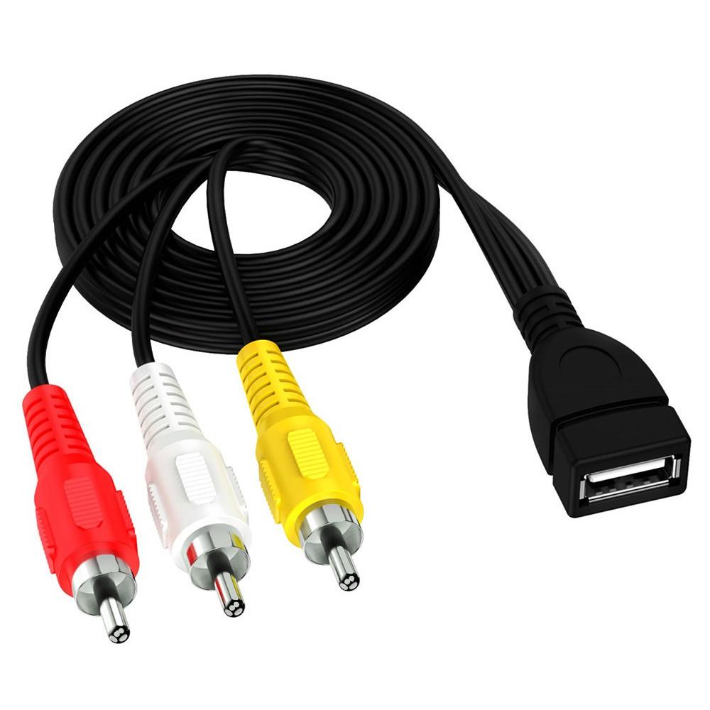 JUNSUNMAY 0.2m USB Female to 3 RCA Male Cable Splitter Audio Video AV Composite Adapter Cord As Shown A
JUNSUNMAY 0.2m USB Female to 3 RCA Male Cable Splitter Audio Video AV Composite Adapter Cord As Shown A