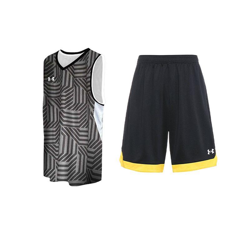 Under Armour All Over Print Повседневный дышащий топ без рукавов трикотажные шорты баскетбольный комплект мужские комплекты черный 23500102-001+21500202-001 M
Under Armour All Over Print Повседневный дышащий топ без рукавов трикотажные шорты баскетбольный комплект мужские комплекты черный 23500102-001+21500202-001 M