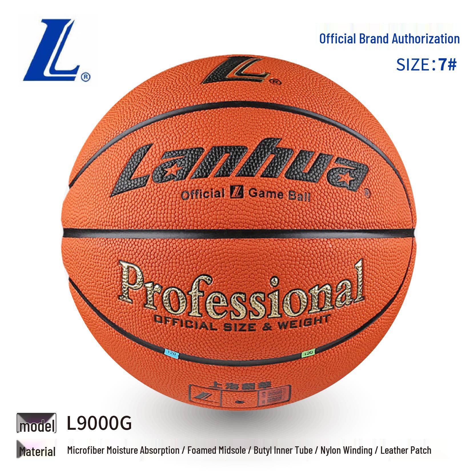 Lanhua L9000G Adult Size 7 Basketball – Ideal for School Training & Competitions, Indoor/Outdoor Use, Microfiber Material Size 7 (Standard)
Lanhua L9000G Adult Size 7 Basketball – Ideal for School Training & Competitions, Indoor/Outdoor Use, Microfiber Material Size 7 (Standard)