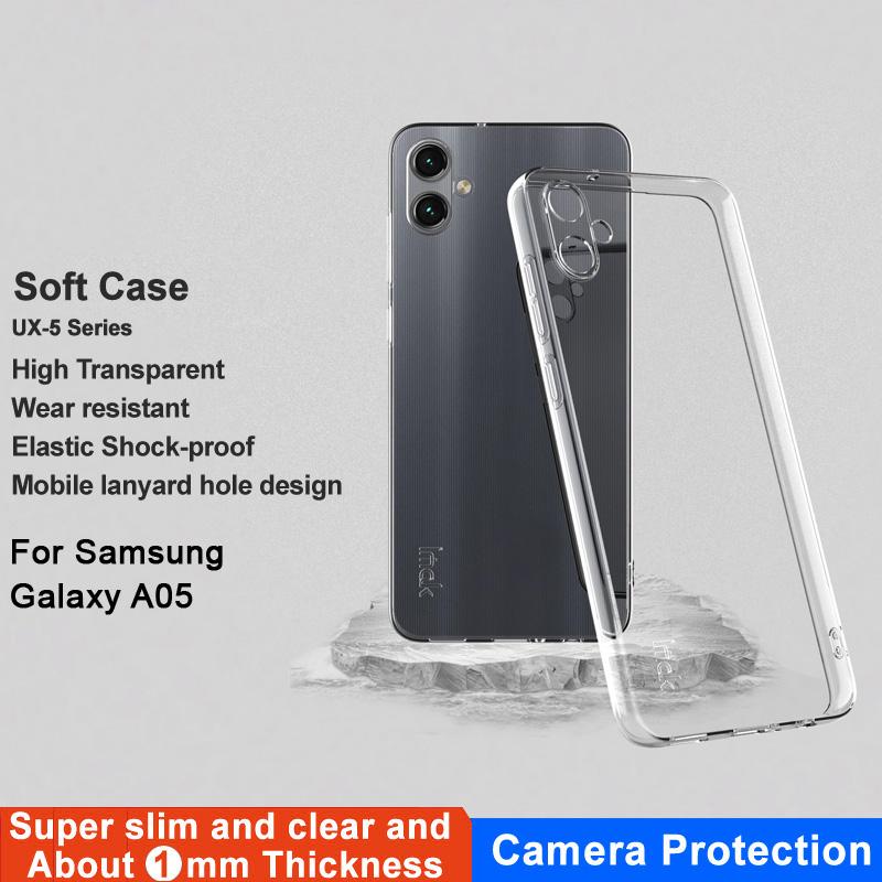 IMAK UX-5 Series for Samsung Galaxy A05 4G Case Clear Slim Style Scratch-resistant TPU Phone Cover A
IMAK UX-5 Series for Samsung Galaxy A05 4G Case Clear Slim Style Scratch-resistant TPU Phone Cover A