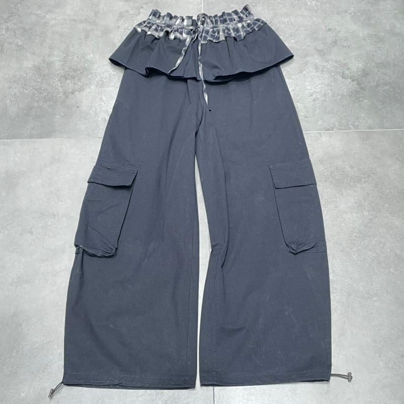 2026 Spring New Versatile Color Block Plaid Cargo Pants - Elastic Waist, Fashionable, Slimming, Wide-Leg Banana Style. Medium темно-синий
2026 Spring New Versatile Color Block Plaid Cargo Pants - Elastic Waist, Fashionable, Slimming, Wide-Leg Banana Style. Medium темно-синий