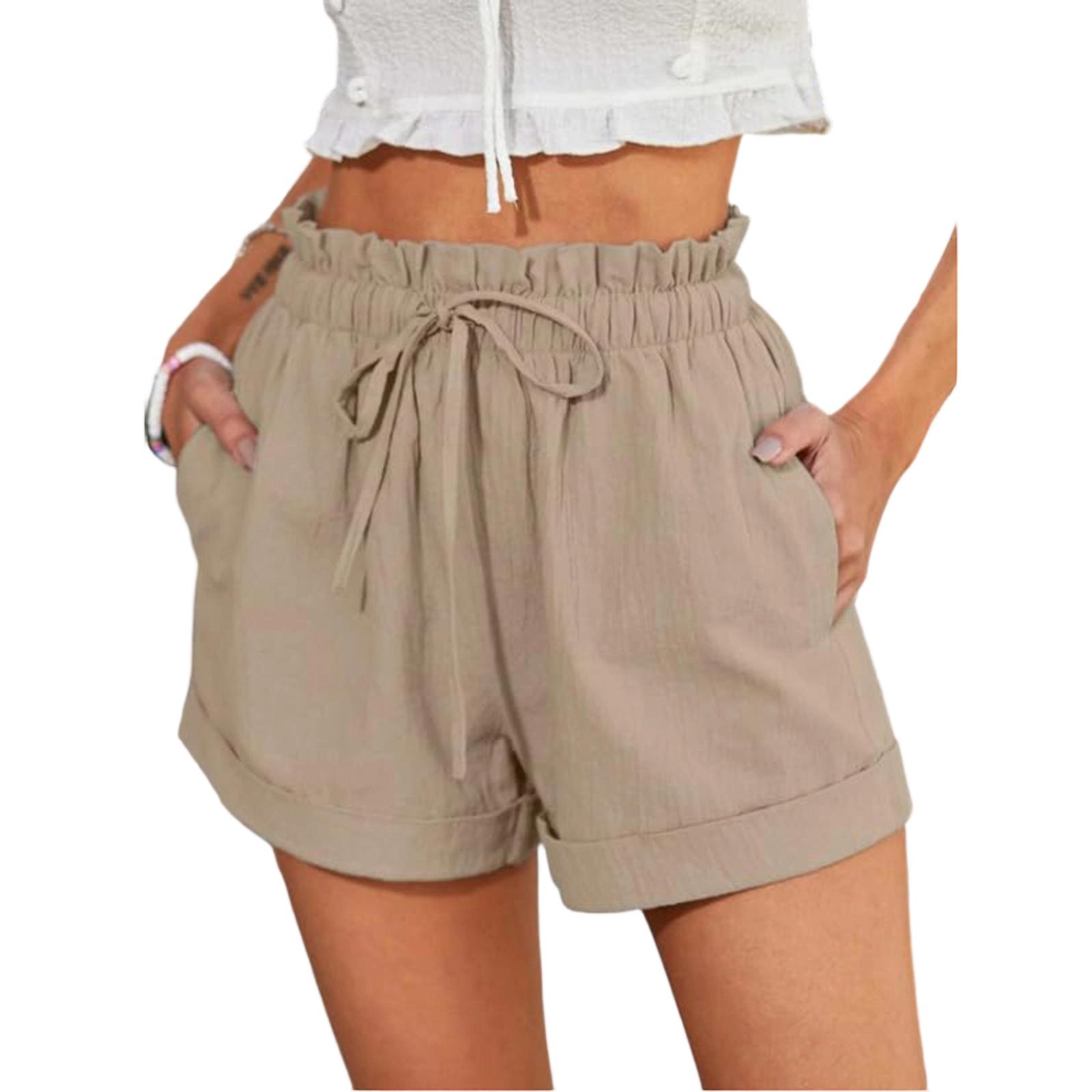 Women s Casual Elastic Waistband Drawstring Shorts with Pockets Lightweight Summer Beachwear Relaxed Fit XXL
Women s Casual Elastic Waistband Drawstring Shorts with Pockets Lightweight Summer Beachwear Relaxed Fit XXL