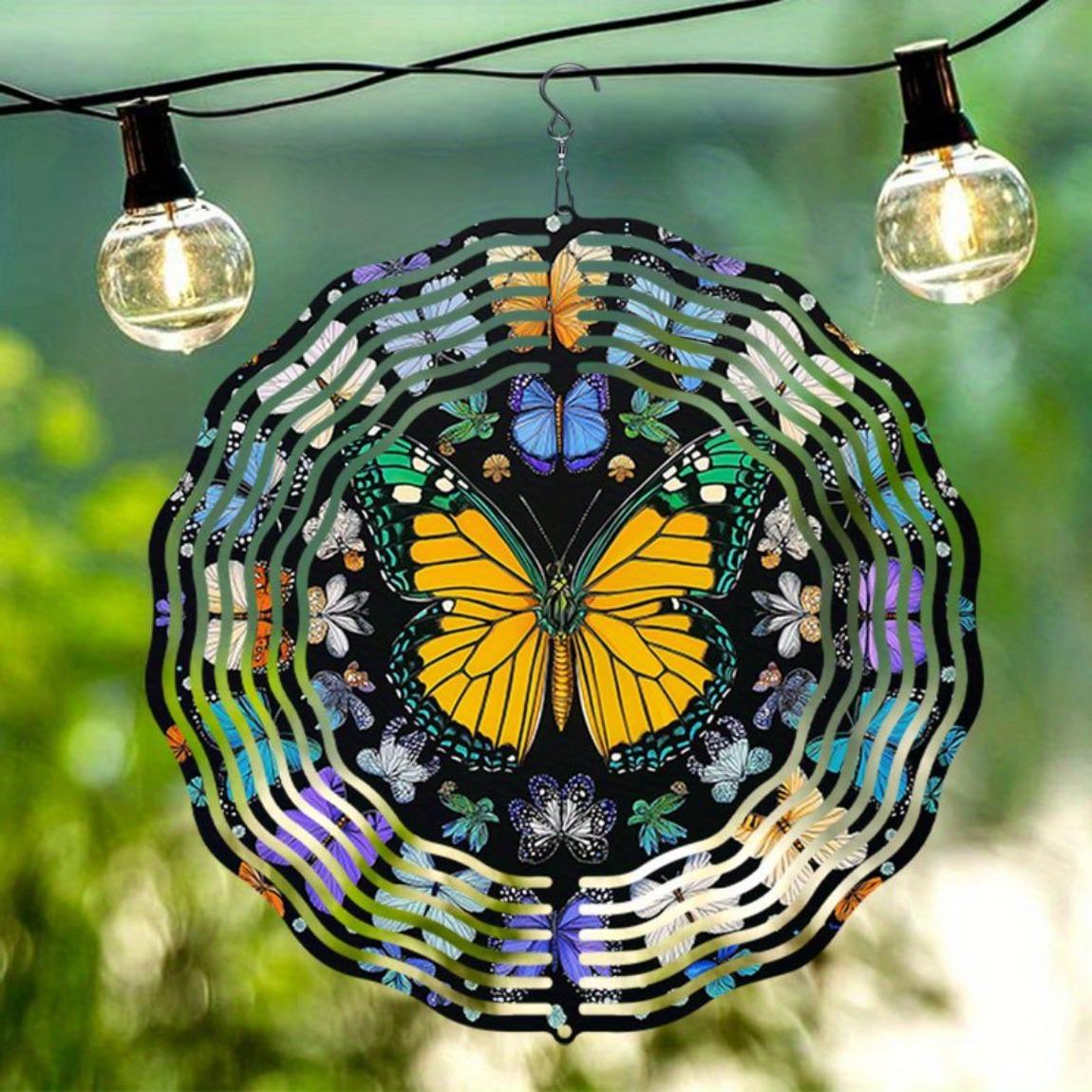 Metal Wind Chime Outdoor Decor with Mandala Butterfly Design Vibrant Garden Art for Patio Yard Fall Decoration Gift for Men Women
Metal Wind Chime Outdoor Decor with Mandala Butterfly Design Vibrant Garden Art for Patio Yard Fall Decoration Gift for Men Women