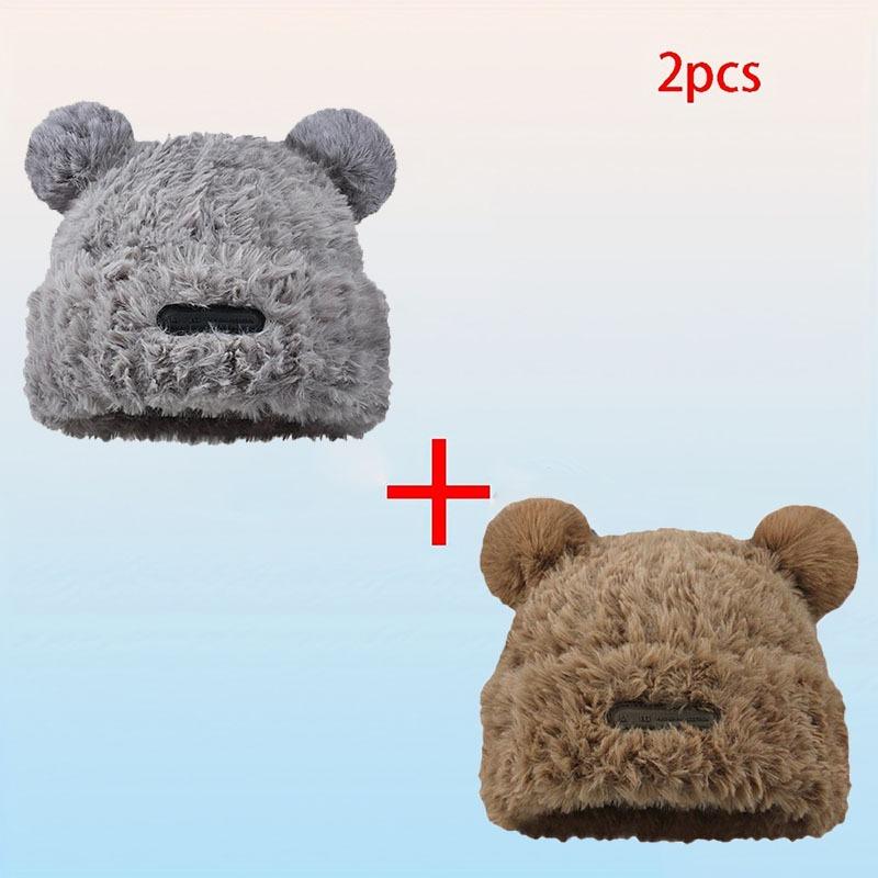 2pcs Woman Letter Bear Ears Knitted Cute Hat Beanie Hat Cat Ears Beanie Lovely Cap Winter/Autumn Cute Popular Hat
2pcs Woman Letter Bear Ears Knitted Cute Hat Beanie Hat Cat Ears Beanie Lovely Cap Winter/Autumn Cute Popular Hat