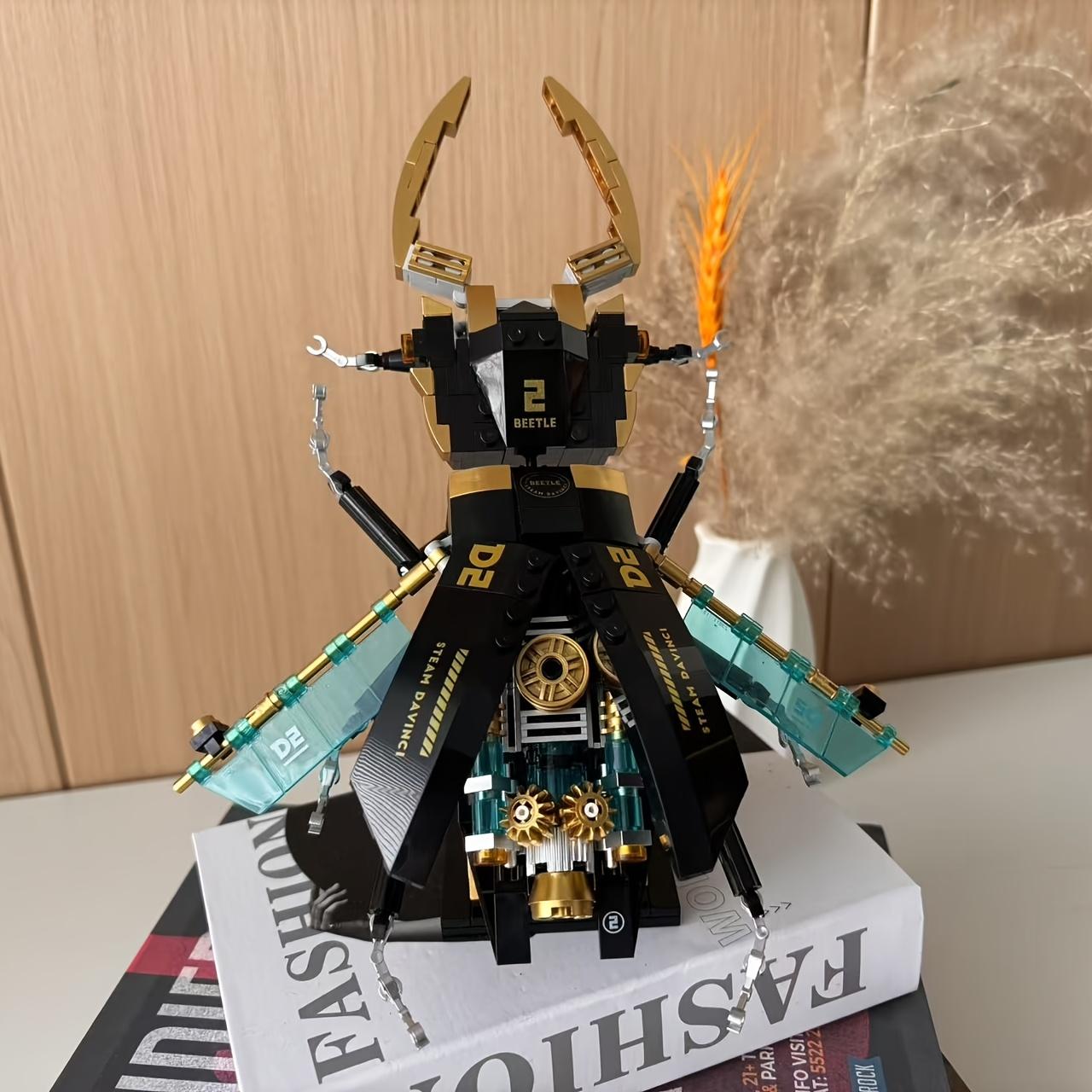 Steampunk Beetle Building Block Set, Semi-Mechanical Elements, Cool Appearance/Realistic Detail Design, Easy To Assemble, Suitable For Gifting To M
Steampunk Beetle Building Block Set, Semi-Mechanical Elements, Cool Appearance/Realistic Detail Design, Easy To Assemble, Suitable For Gifting To M