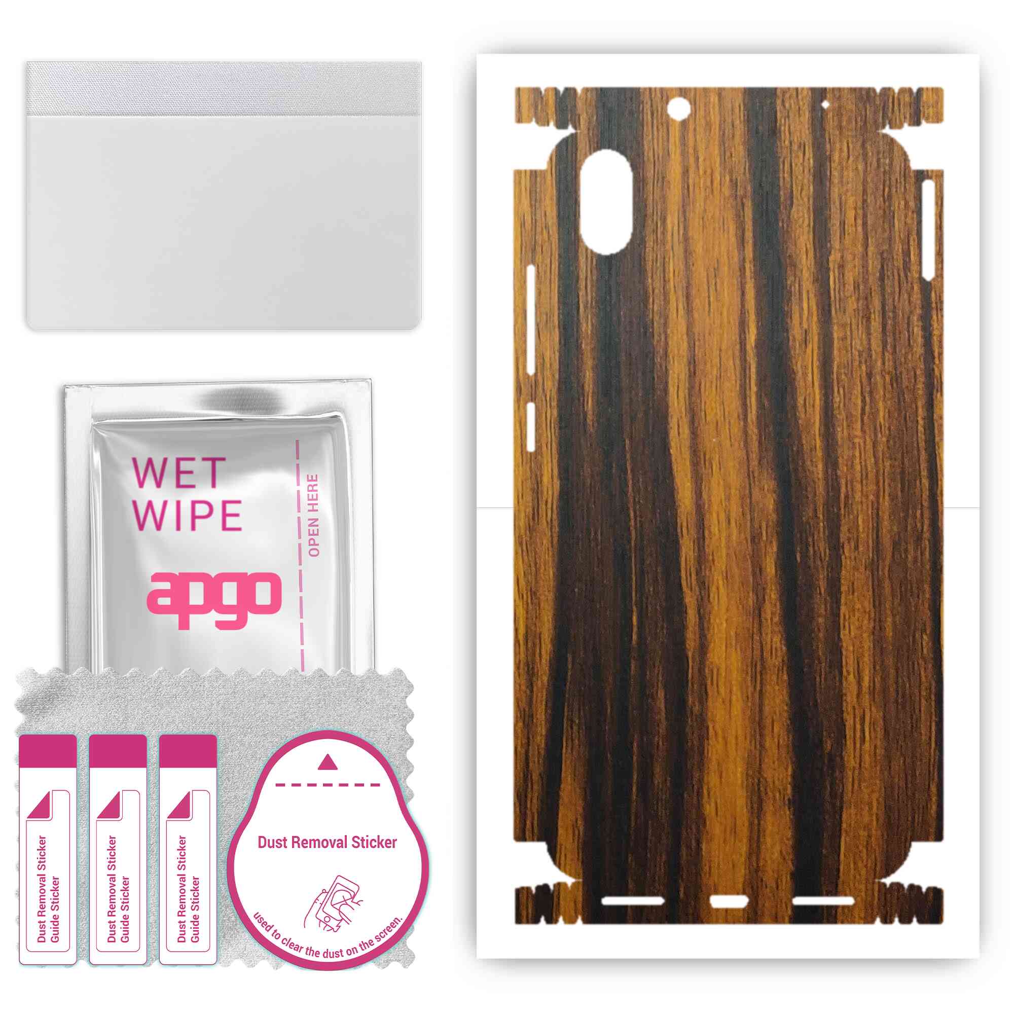 Apgo Protective Skin Sticker for the back+sides compatible with Xiaomi Redmi 7A, Full Wrap Film, Foil, Vinyl - Pattern Tigerwood
Apgo Protective Skin Sticker for the back+sides compatible with Xiaomi Redmi 7A, Full Wrap Film, Foil, Vinyl - Pattern Tigerwood