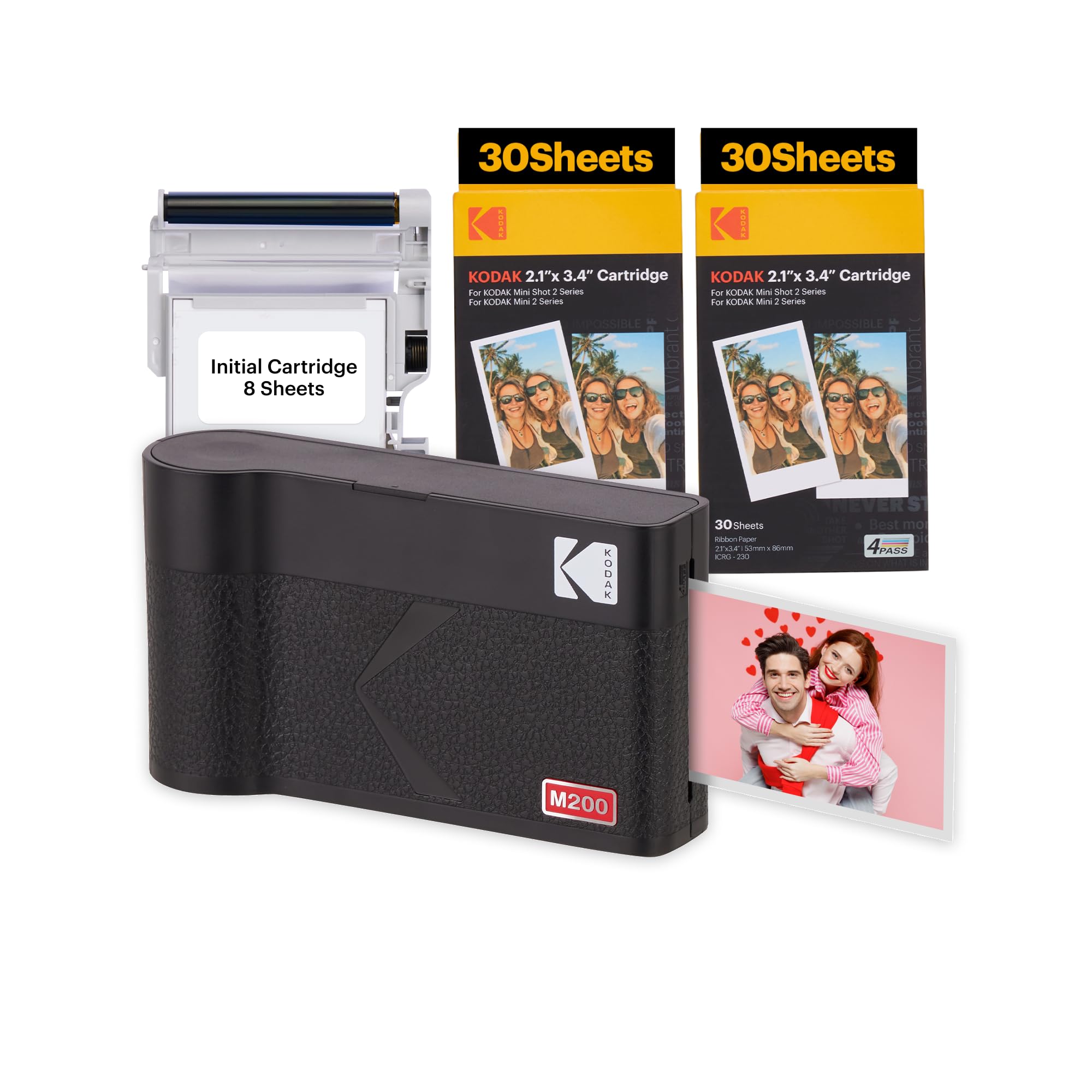 Портативний фотопринтер KODAK Mini 2 ERA 4PASS 68 (5,3х8,6 см) (Принтер + аркуші, чорний) чорний
Портативний фотопринтер KODAK Mini 2 ERA 4PASS 68 (5,3х8,6 см) (Принтер + аркуші, чорний) чорний