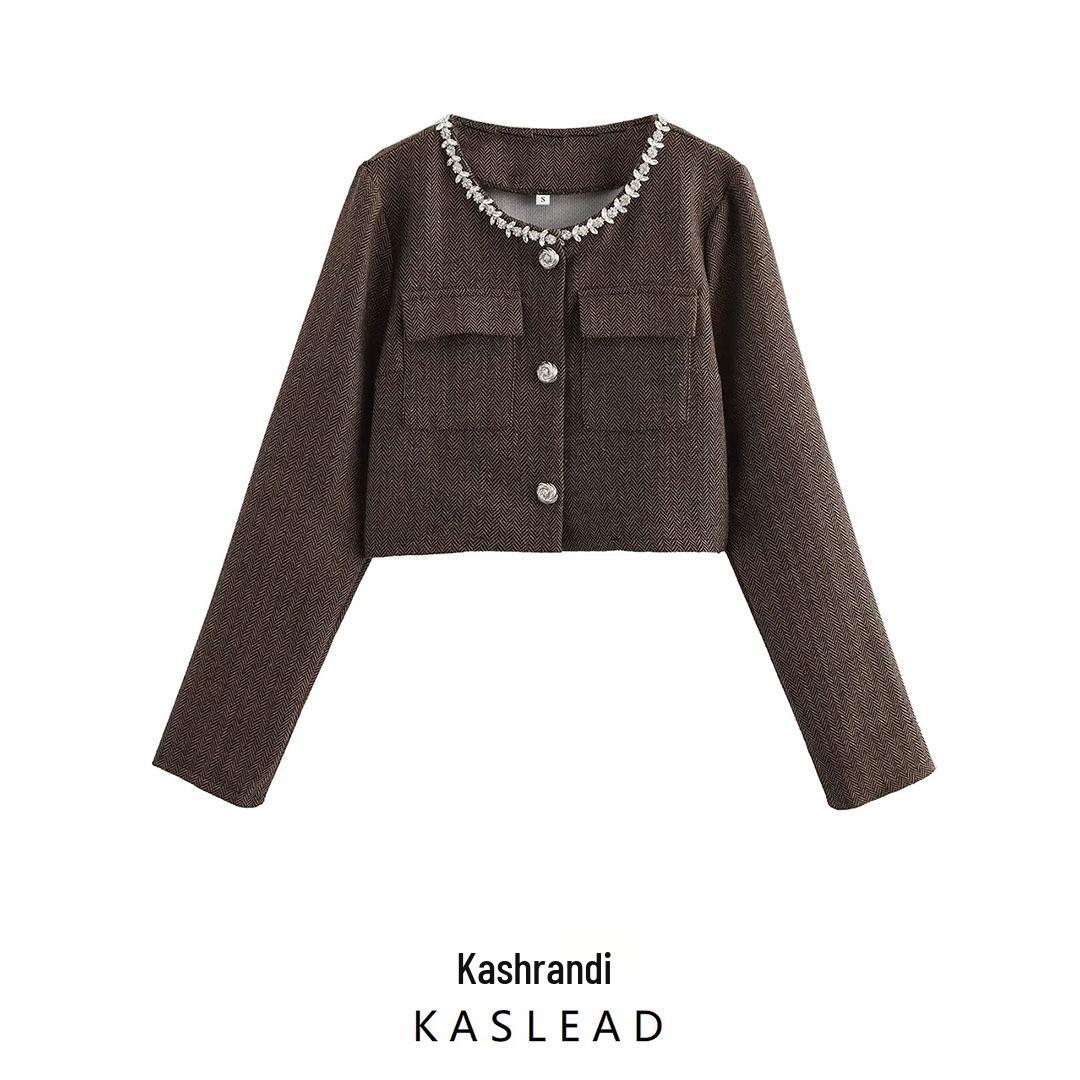 2024 Autumn Women s European-American Style Versatile French Studded Long-Sleeve Jacket XS
2024 Autumn Women s European-American Style Versatile French Studded Long-Sleeve Jacket XS