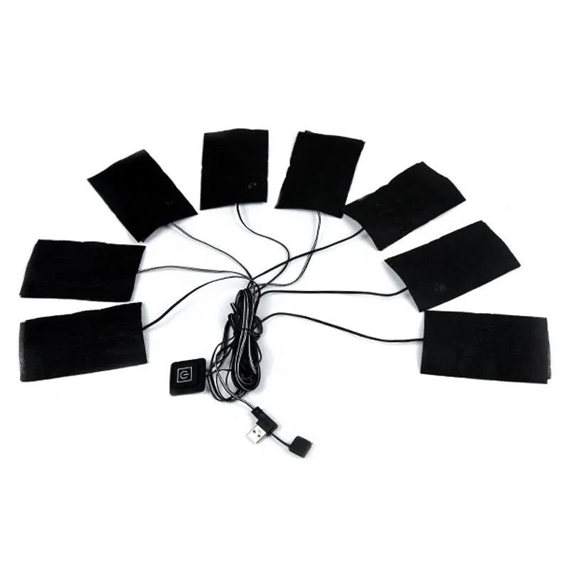 8 в 1 электрическая Usb-куртка, одежда, грелка, зимний жилет, грелка, волоконный нагреватель, водонепроницаемый чёрный
8 в 1 электрическая Usb-куртка, одежда, грелка, зимний жилет, грелка, волоконный нагреватель, водонепроницаемый чёрный