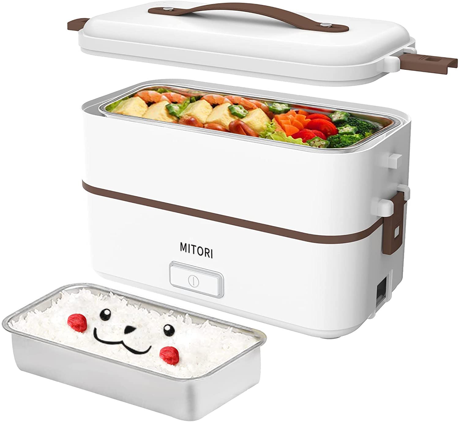 Коробка для ланча MITORI, которая подавляет корону, подходит для жизни и разогрева, 3 функции для одного риса и гарниров, отлично подходит для сна белый
Коробка для ланча MITORI, которая подавляет корону, подходит для жизни и разогрева, 3 функции для одного риса и гарниров, отлично подходит для сна белый