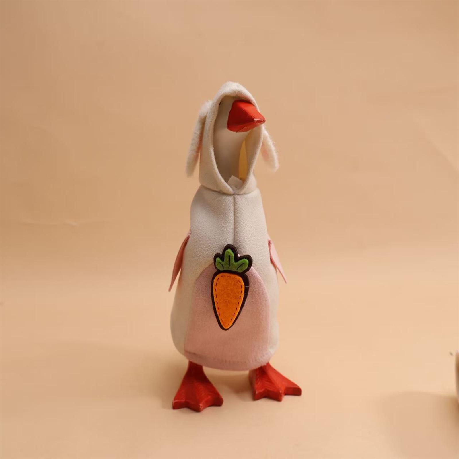 1pc Goose Outfit Mini Goose Hooded Clothes Easter Day Cute Housewarming Gift Small Statue Costume Desktop Decor One Size рожевий
1pc Goose Outfit Mini Goose Hooded Clothes Easter Day Cute Housewarming Gift Small Statue Costume Desktop Decor One Size рожевий