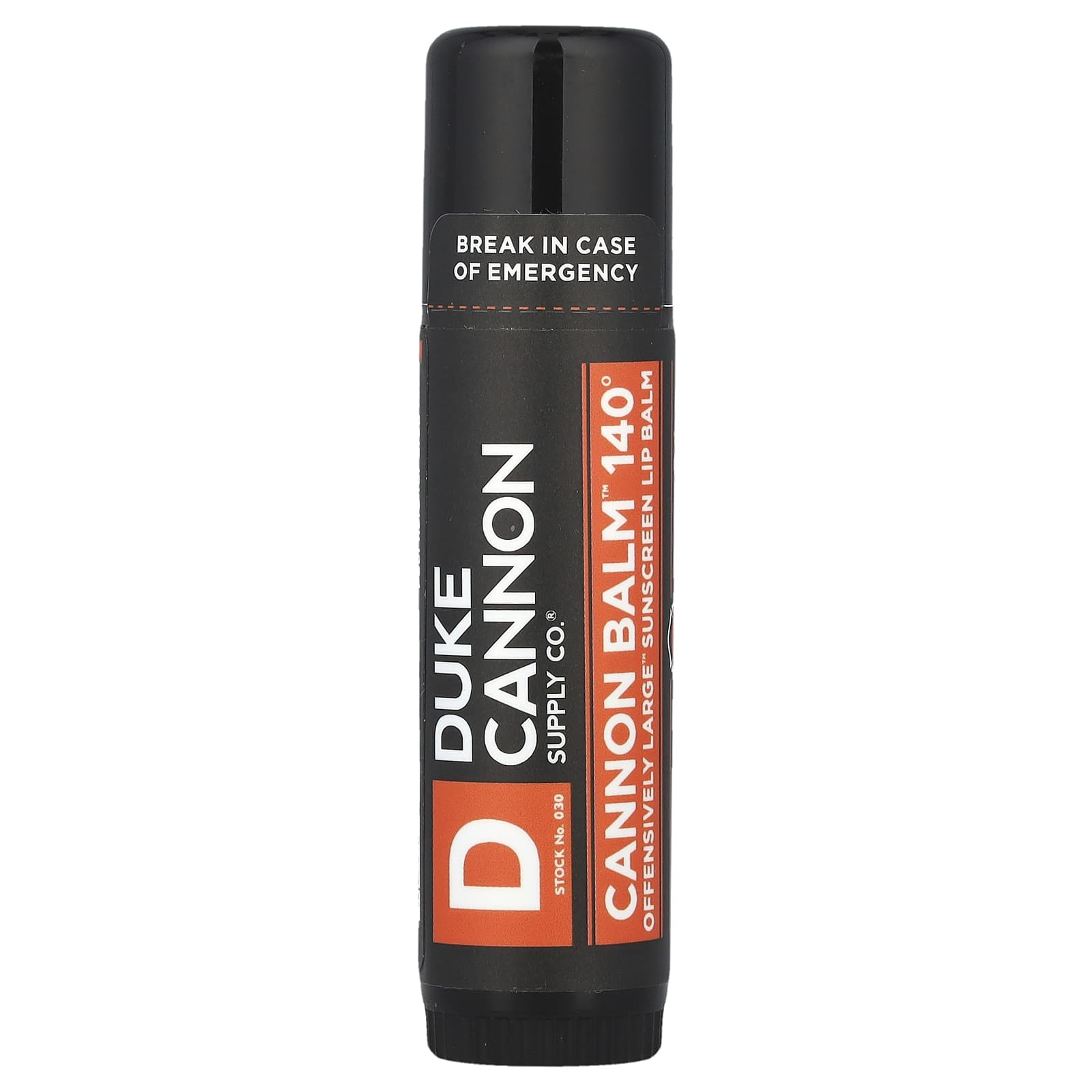 Duke Cannon Supply Co., Cannon Balm™ 140º, Offensically Large™ Sun Protection Lip Balm, Spf 30, 17G(0.56Oz)
Duke Cannon Supply Co., Cannon Balm™ 140º, Offensically Large™ Sun Protection Lip Balm, Spf 30, 17G(0.56Oz)