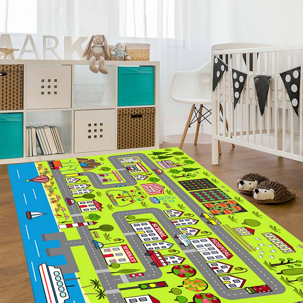 Mosimoso Home H719 Ковер с точечной подошвой и цифровой печатью 50x80 cm 
Mosimoso Home H719 Ковер с точечной подошвой и цифровой печатью 50x80 cm