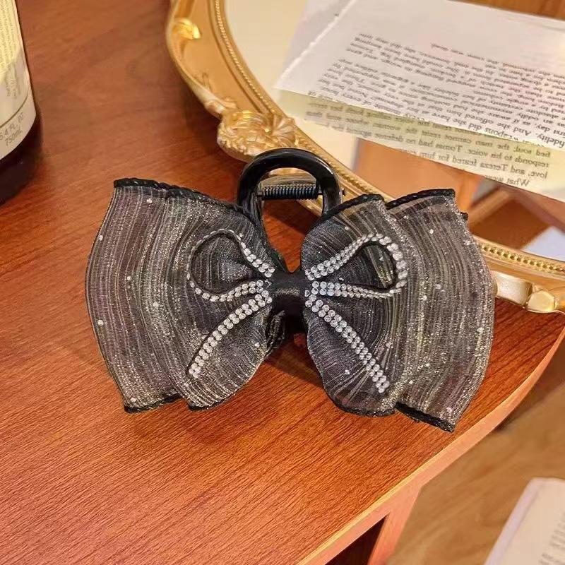 Clasp with Shiny Bow-shaped Polka Dot Net Fabric Bubble Clasp for Sophisticated Updo with Shark Clip Clasp
Clasp with Shiny Bow-shaped Polka Dot Net Fabric Bubble Clasp for Sophisticated Updo with Shark Clip Clasp