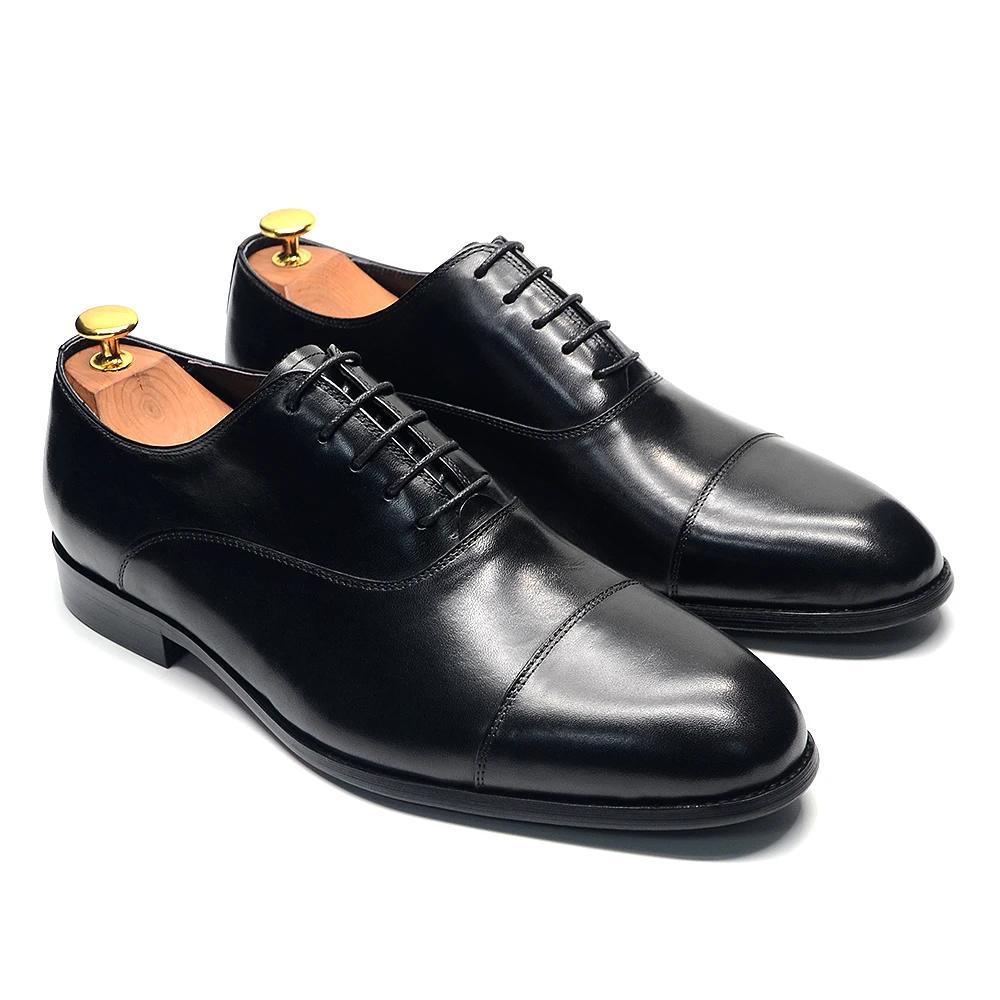 Luxury Genuine Leather Mens Business Dress Shoes Black Cap Toe Lace-Up Oxfords Company Office Wedding Party Formal Shoes for Men 38 чорний
Luxury Genuine Leather Mens Business Dress Shoes Black Cap Toe Lace-Up Oxfords Company Office Wedding Party Formal Shoes for Men 38 чорний