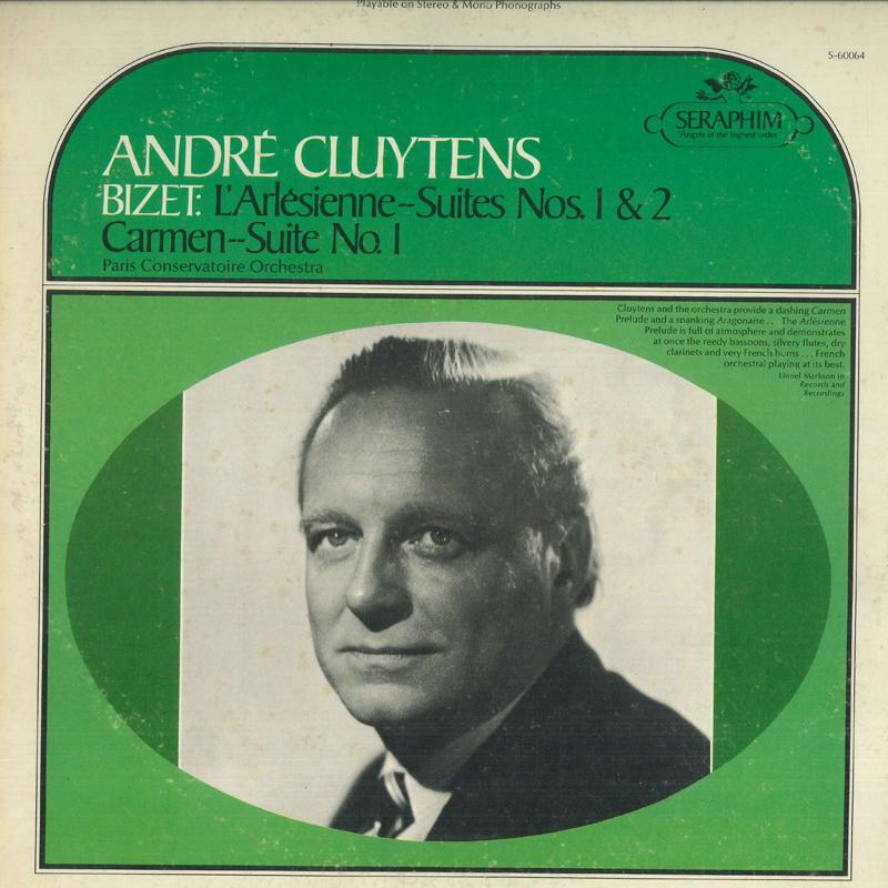 LP Record ANDRE CLUYTENS, ORCHESTRE DE LA SOC - Bizet: L arlesienne Suites Nos. 1, S60064 SERAPHIM - US Classical Used
LP Record ANDRE CLUYTENS, ORCHESTRE DE LA SOC - Bizet: L arlesienne Suites Nos. 1, S60064 SERAPHIM - US Classical Used