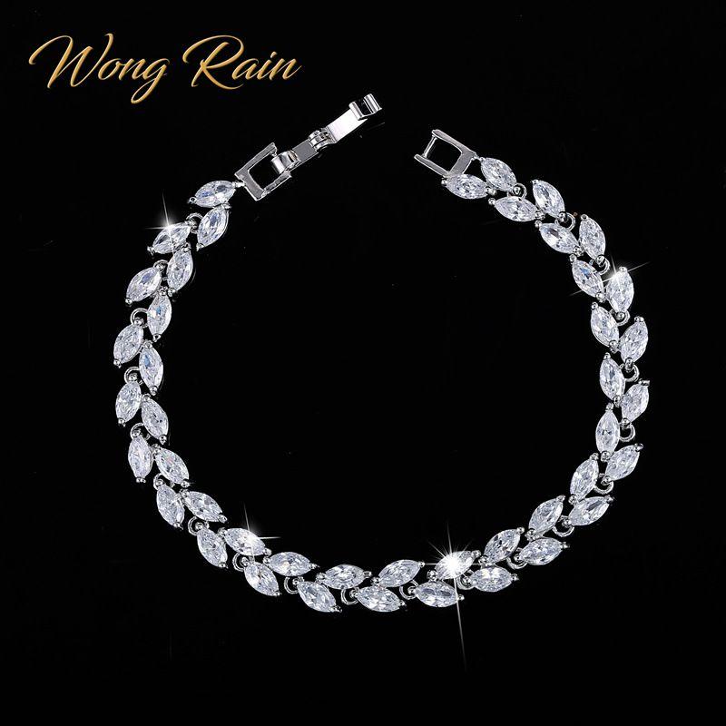 Wong Rain из стерлингового серебра 925 пробы, муассанит, сапфир, рубин, аметист, драгоценный камень, браслет, браслеты, ювелирные украшения чёрный
Wong Rain из стерлингового серебра 925 пробы, муассанит, сапфир, рубин, аметист, драгоценный камень, браслет, браслеты, ювелирные украшения чёрный