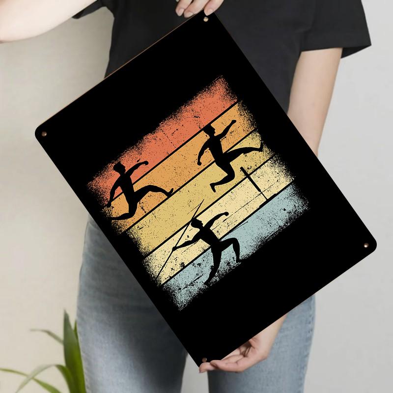 Vintage Sports Silhouette Metal Wall Art Color Gradient Home Decorative Painting 20x30cm(7.8x11.8inch)
Vintage Sports Silhouette Metal Wall Art Color Gradient Home Decorative Painting 20x30cm(7.8x11.8inch)