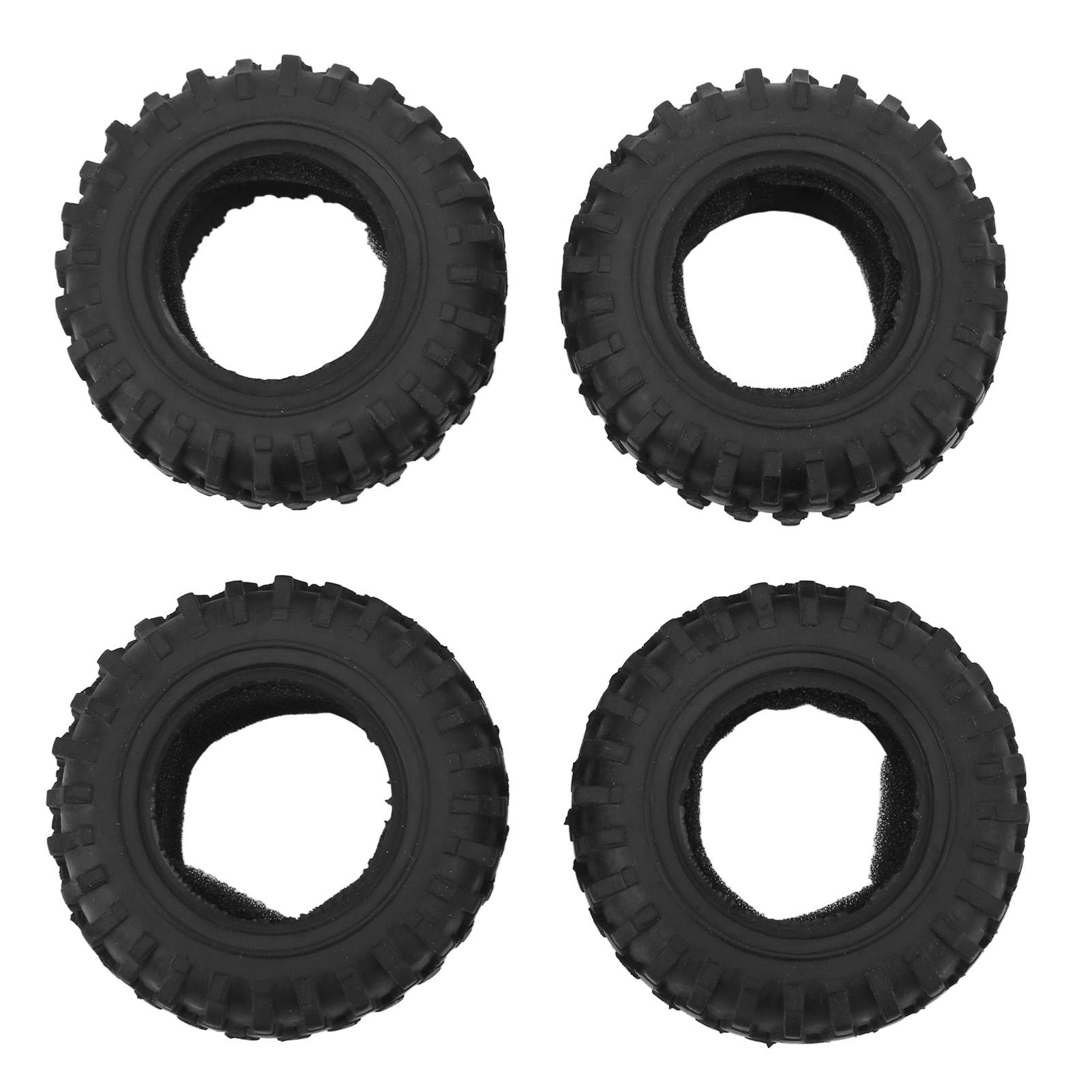 4PCS RC Crawler Tires 1.25in Flexible Wear Resistant RC Rubber Tyre for SCX24 1/24 RC Cars
4PCS RC Crawler Tires 1.25in Flexible Wear Resistant RC Rubber Tyre for SCX24 1/24 RC Cars