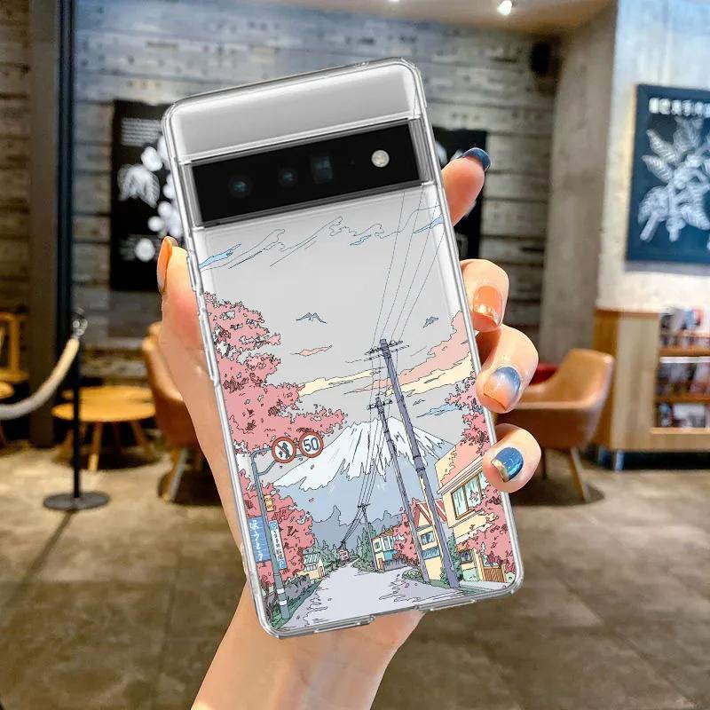 Japan Anime Landscape Phone Case For Google Pixel 9 Pro XL 8A 8 7 6A Scenery Hand Painted Transparent Soft Covers Fundas Capa Pixel 8
Japan Anime Landscape Phone Case For Google Pixel 9 Pro XL 8A 8 7 6A Scenery Hand Painted Transparent Soft Covers Fundas Capa Pixel 8