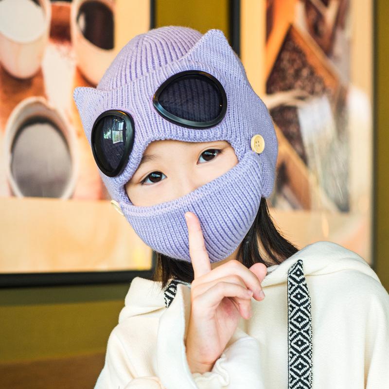 Children s knitted wool hat glasses hat winter warm parent-child skiing cycling windproof pilot ear mask men One size fits all фиолетовый
Children s knitted wool hat glasses hat winter warm parent-child skiing cycling windproof pilot ear mask men One size fits all фиолетовый