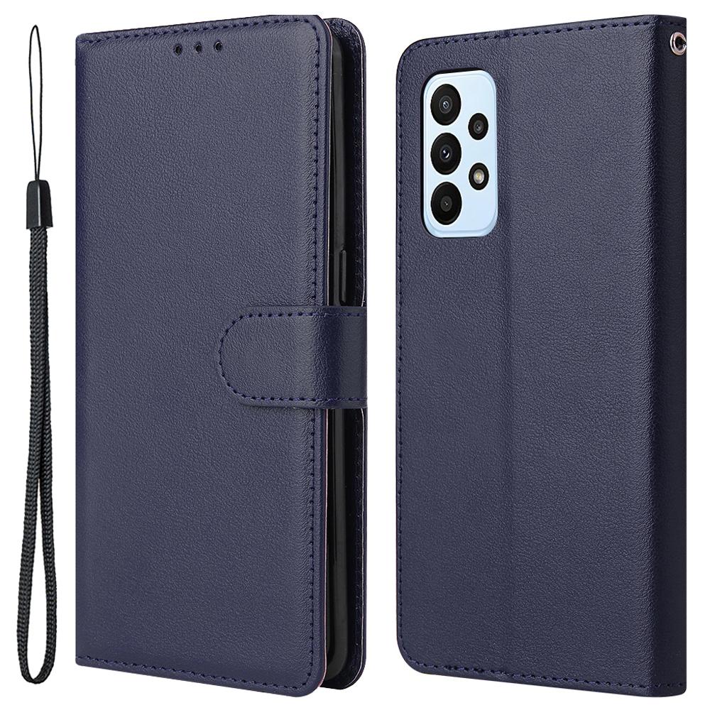 Для Samsung Galaxy A23 4G/A23 5G (Глобальная версия)/F23 5G/M23 5G/M13 4G Чехол для телефона Кожаный чехол из полиуретана Blue
Для Samsung Galaxy A23 4G/A23 5G (Глобальная версия)/F23 5G/M23 5G/M13 4G Чехол для телефона Кожаный чехол из полиуретана Blue