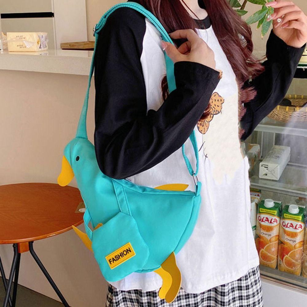 Canvas Funny Duck Crossbody Bag Novetly Cartoon Chest Bag Lovely Duck Shoulder Bag Girls білий
Canvas Funny Duck Crossbody Bag Novetly Cartoon Chest Bag Lovely Duck Shoulder Bag Girls білий