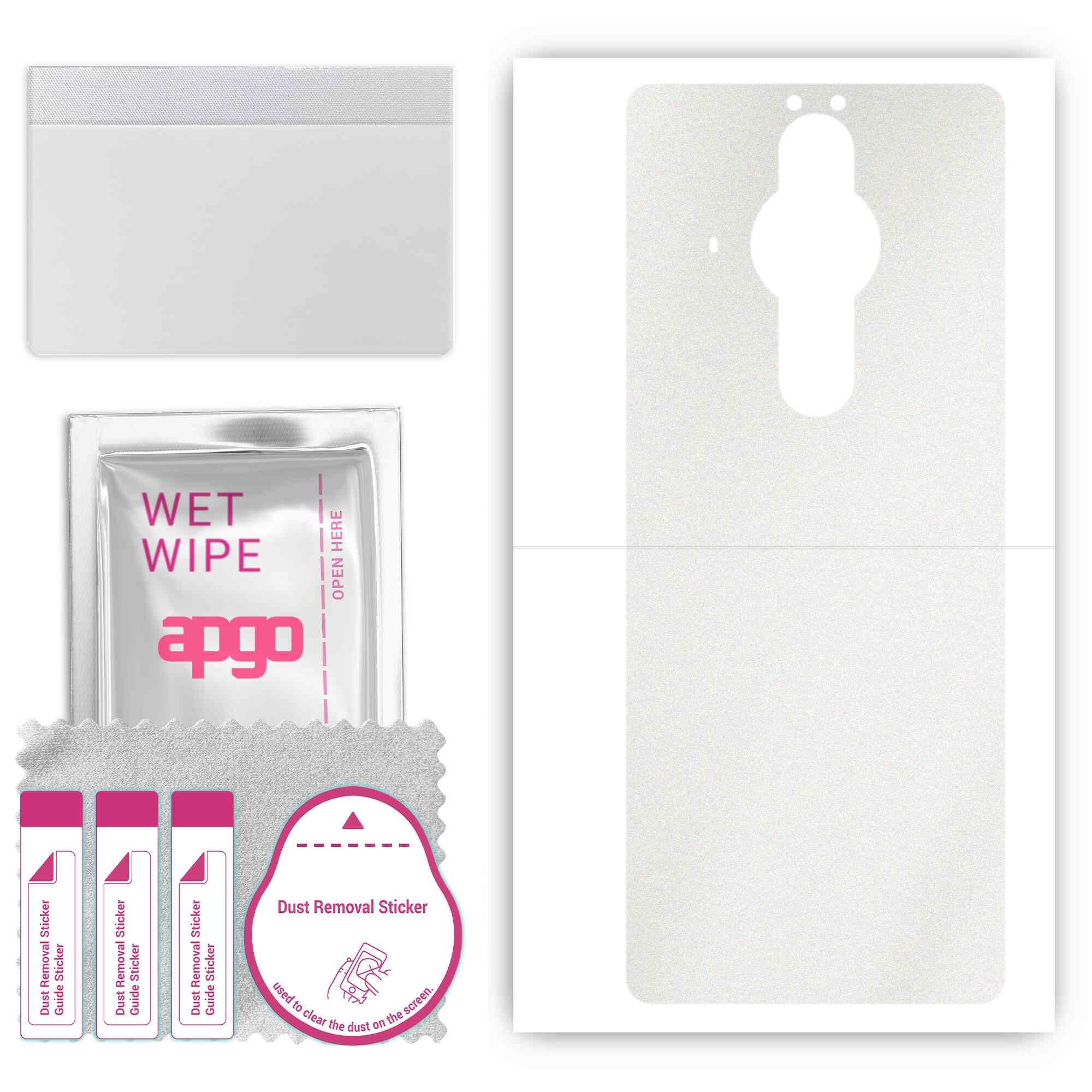 apgo Protective Skin Sticker for the back compatible with Sony Xperia PRO-I, Wrap Film, Foil, Vinyl - Pattern Matte Transparent
apgo Protective Skin Sticker for the back compatible with Sony Xperia PRO-I, Wrap Film, Foil, Vinyl - Pattern Matte Transparent