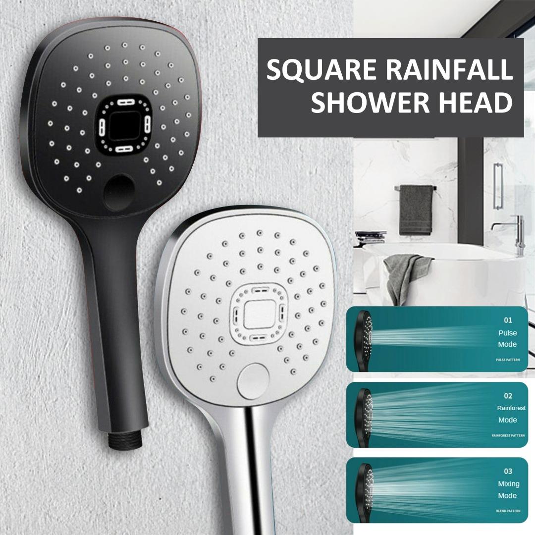 PDTO насадка для душа с дождевой насадкой для ванной комнаты, 3 режима, настенное крепление, насадка для экономии воды под давлением
PDTO насадка для душа с дождевой насадкой для ванной комнаты, 3 режима, настенное крепление, насадка для экономии воды под давлением