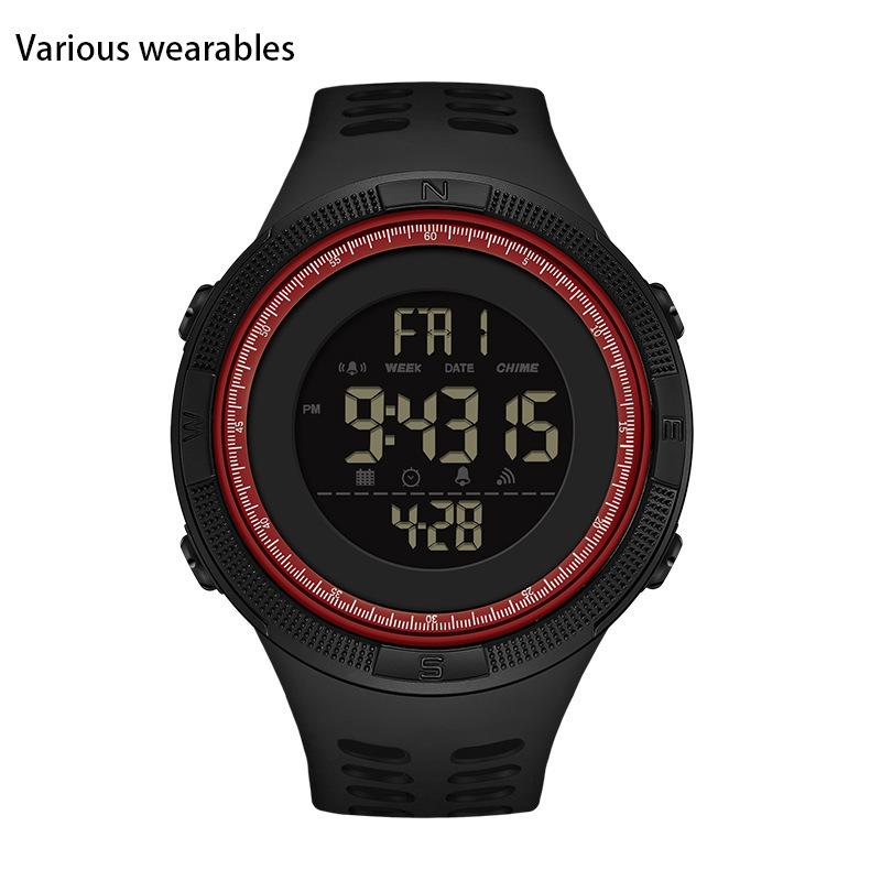 Новые модные водонепроницаемые электронные часы для спорта на открытом воздухе, электронная коммерция, многофункциональные часы
Новые модные водонепроницаемые электронные часы для спорта на открытом воздухе, электронная коммерция, многофункциональные часы