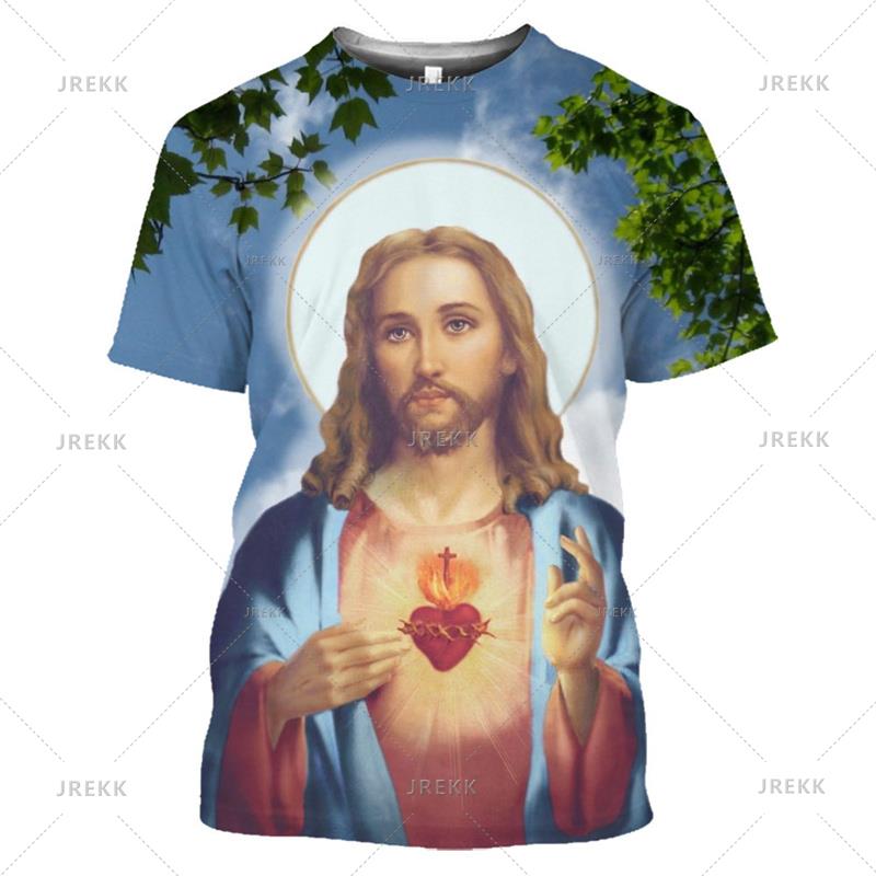 Christian Jesus God Men s T-shirt Summer 3d Printed Short Sleeve For Women Children Tops T Shirt Vintage Breathable Tee Clothing XXS
Christian Jesus God Men s T-shirt Summer 3d Printed Short Sleeve For Women Children Tops T Shirt Vintage Breathable Tee Clothing XXS