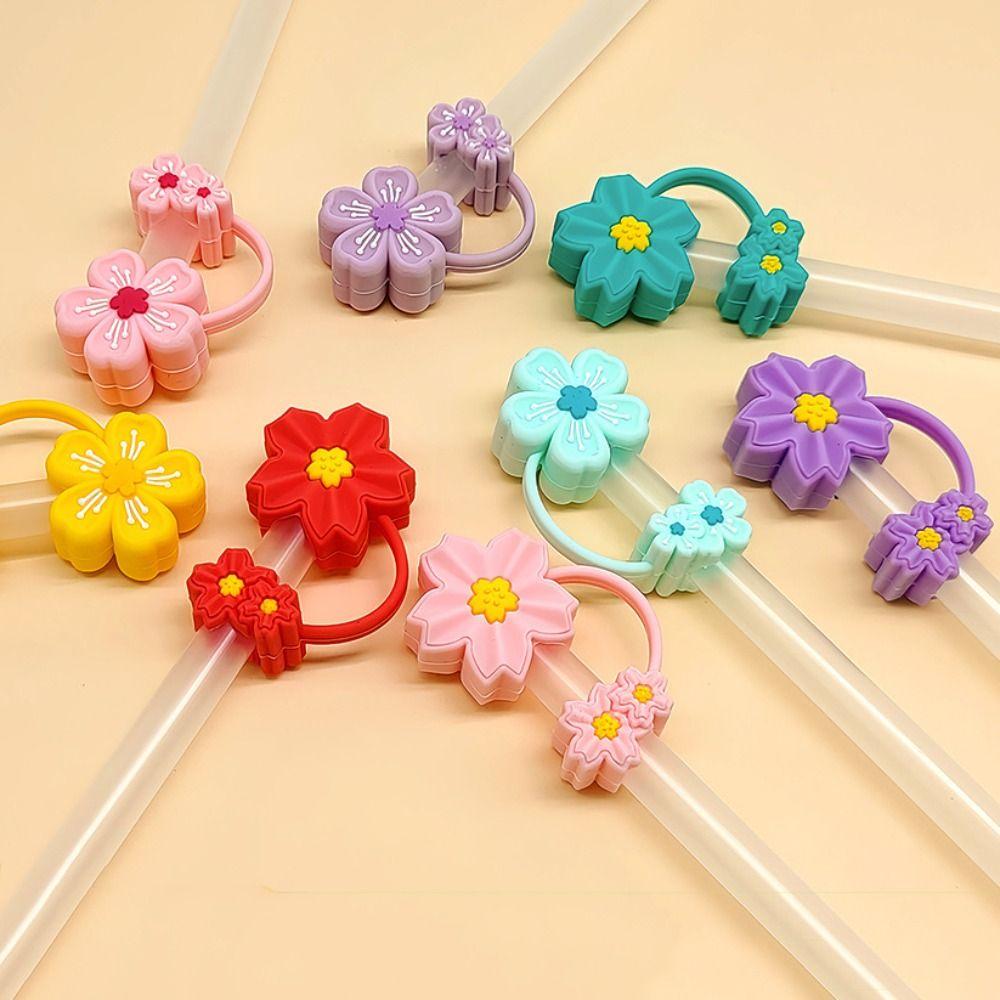 5pcs Reusable Flower Shape Straw Plug Silicone Straw Cap Sakura Straw Covers 30/40oz Tumbler pointed edge
5pcs Reusable Flower Shape Straw Plug Silicone Straw Cap Sakura Straw Covers 30/40oz Tumbler pointed edge