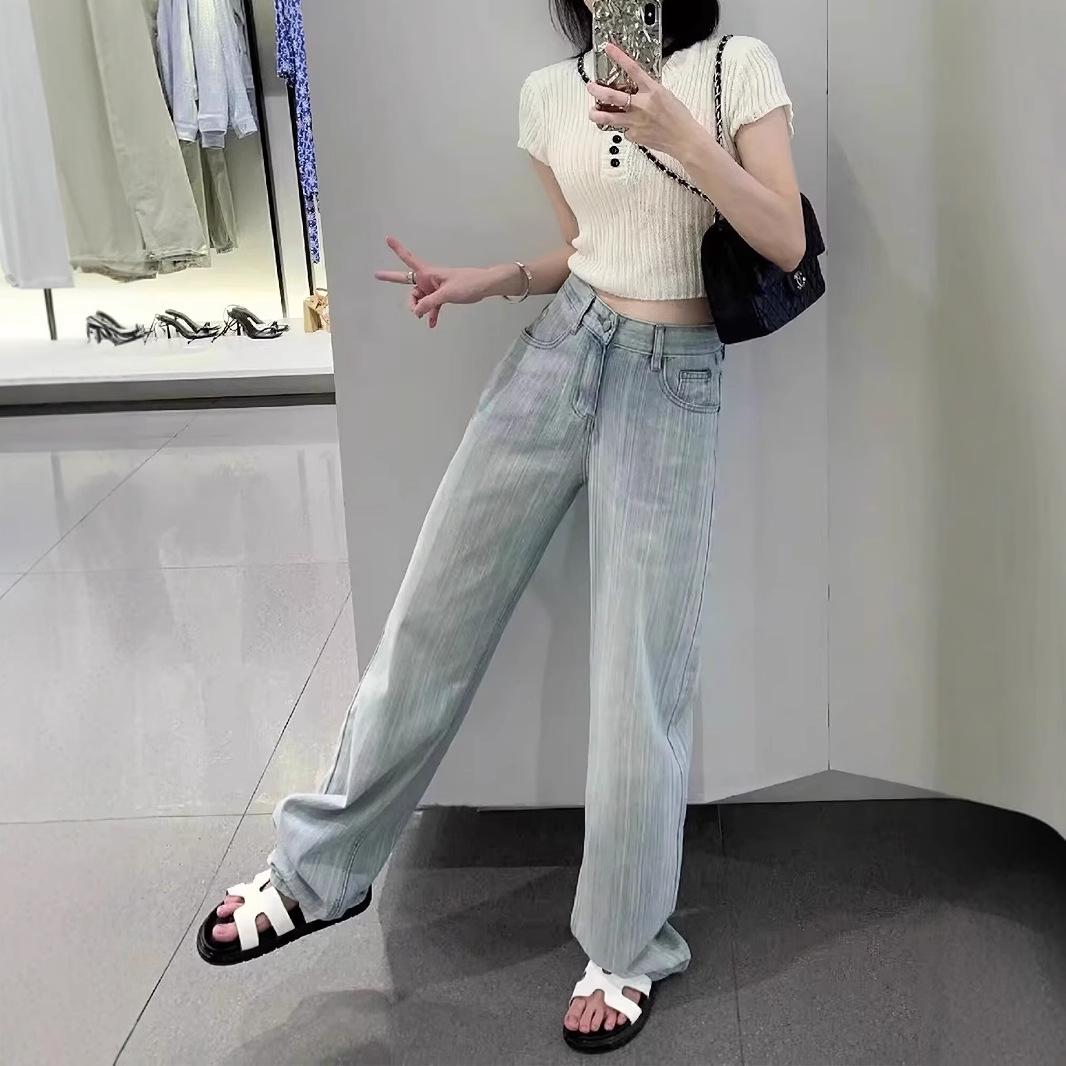 Women s High Waist Light Blue Vintage Loose Straight Leg Jeans - Autumn Slimming Floor-Length Pants XL
Women s High Waist Light Blue Vintage Loose Straight Leg Jeans - Autumn Slimming Floor-Length Pants XL
