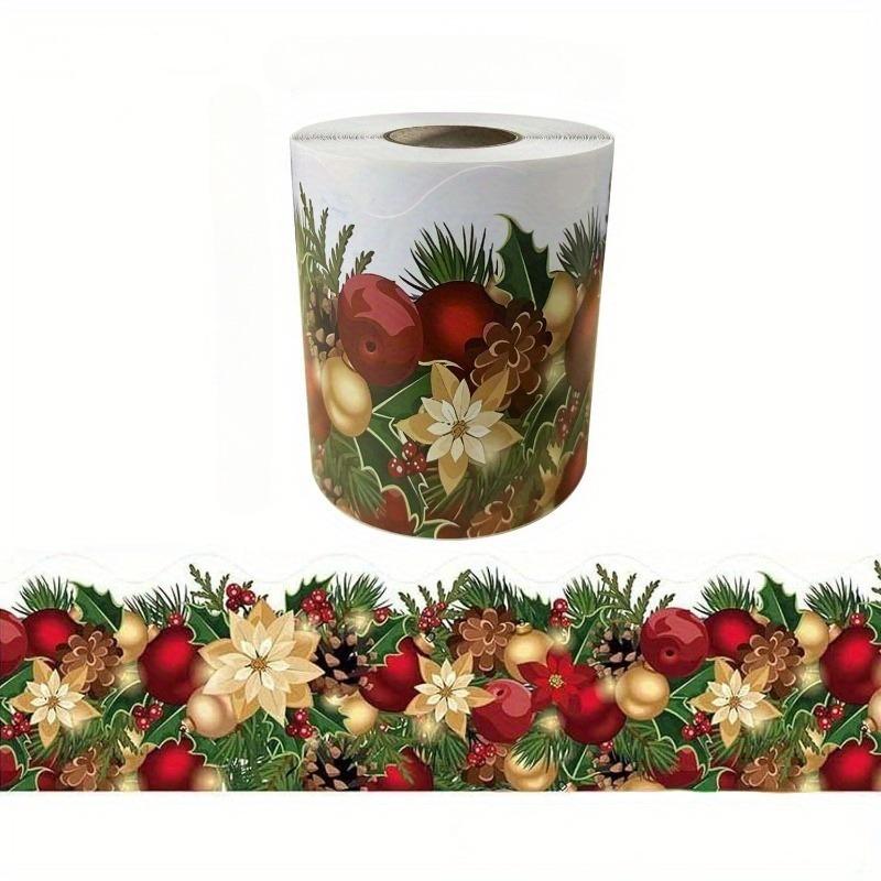 1 Roll Christmas Holiday Decoration Border Stickers Handmade Crafts Decoration Stickers. Beige
1 Roll Christmas Holiday Decoration Border Stickers Handmade Crafts Decoration Stickers. Beige