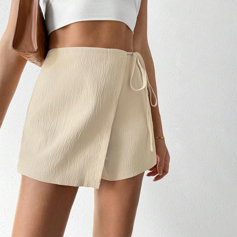 European-American Cross-Border Woven Skirt Pants with Front Panel Wrap and Side Waist Tie-Up Small абрикосовий
European-American Cross-Border Woven Skirt Pants with Front Panel Wrap and Side Waist Tie-Up Small абрикосовий