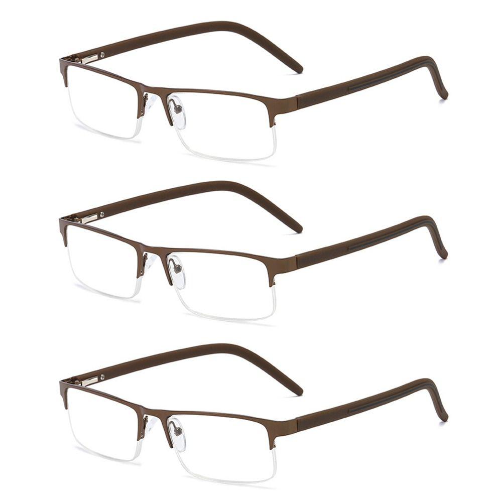 Vintage Simple Classic Half Frame Ultra Light Glasses Business Reading Glasses Eye Protection
Vintage Simple Classic Half Frame Ultra Light Glasses Business Reading Glasses Eye Protection