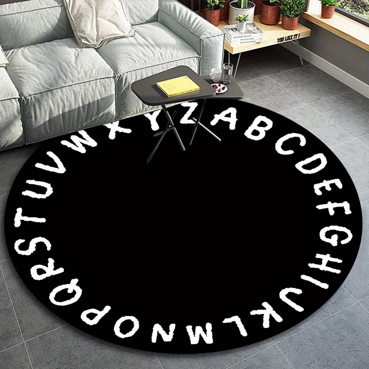 1pc Simple English Alphabet Pattern Round Floor Mat, Non-slip for Living Room Bedroom Chair Carpets Home Decor Gifts, Home Decor Room Decor 80cm by 80cm
1pc Simple English Alphabet Pattern Round Floor Mat, Non-slip for Living Room Bedroom Chair Carpets Home Decor Gifts, Home Decor Room Decor 80cm by 80cm
