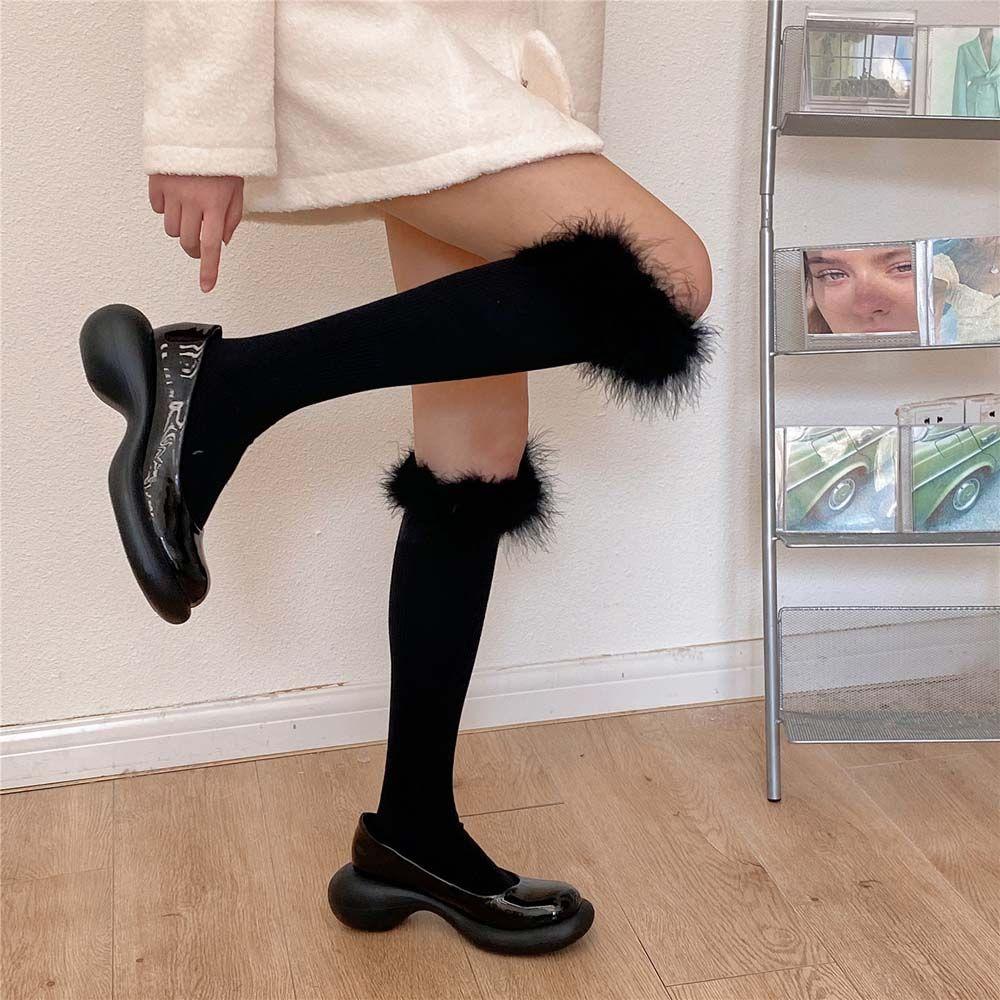 Женские однотонные хлопковые носки JK Calf, носки средней длины, вязаные чулки с перьями, гольфы Lolita
Женские однотонные хлопковые носки JK Calf, носки средней длины, вязаные чулки с перьями, гольфы Lolita