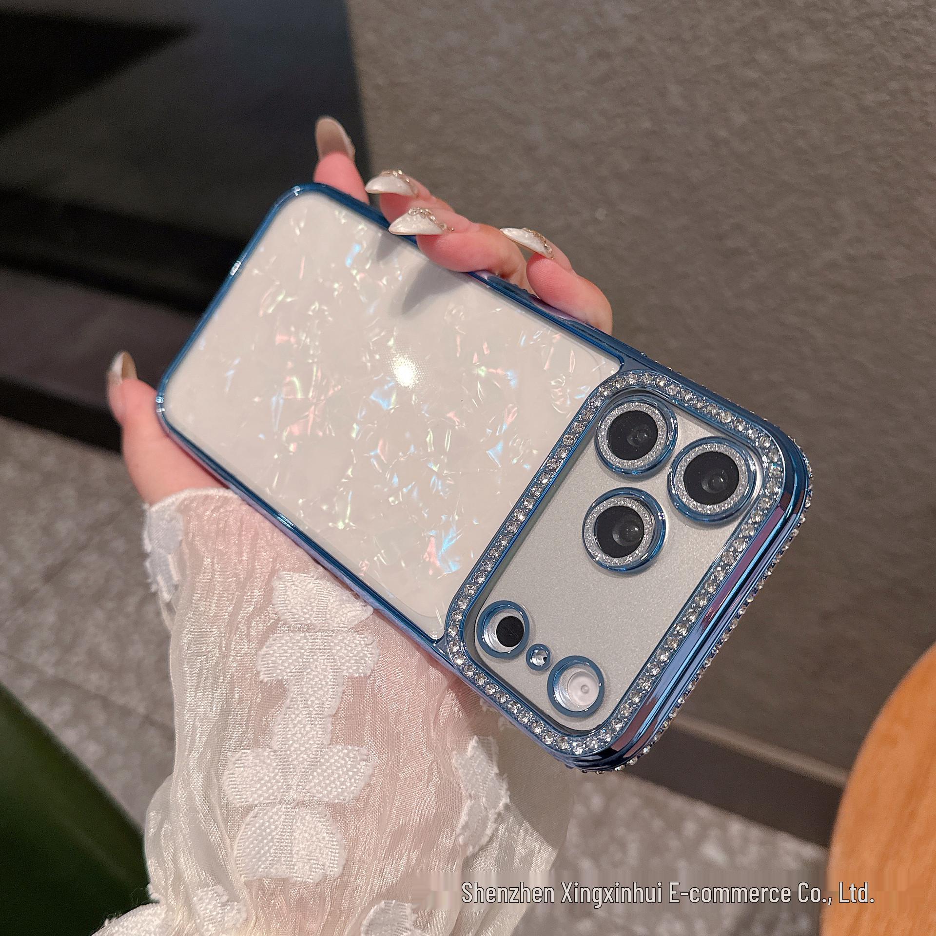 iPhone 17 Pro Max Rhinestone Shell Case & Lens Protector 13 Pro 14Pro синий
iPhone 17 Pro Max Rhinestone Shell Case & Lens Protector 13 Pro 14Pro синий