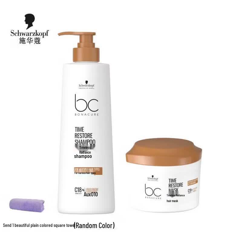 Schwarzkopf Bonacure Time Restore Hair Care Set
Schwarzkopf Bonacure Time Restore Hair Care Set