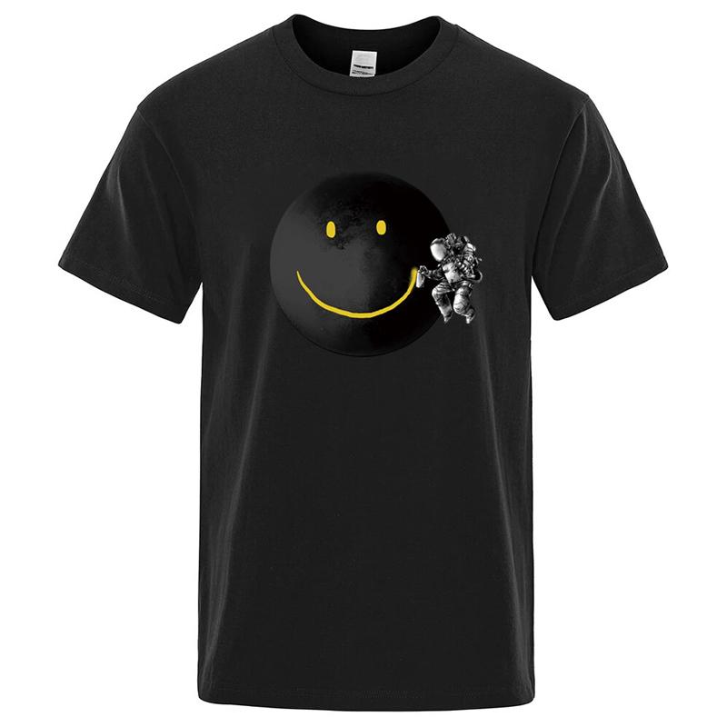 Summer Mens Tshirt High Quality 100 Cotton Funny Spaceman Printing Casual Loose Oneck Men Short Sleeve Tshirt Male Tee Tops S
Summer Mens Tshirt High Quality 100 Cotton Funny Spaceman Printing Casual Loose Oneck Men Short Sleeve Tshirt Male Tee Tops S