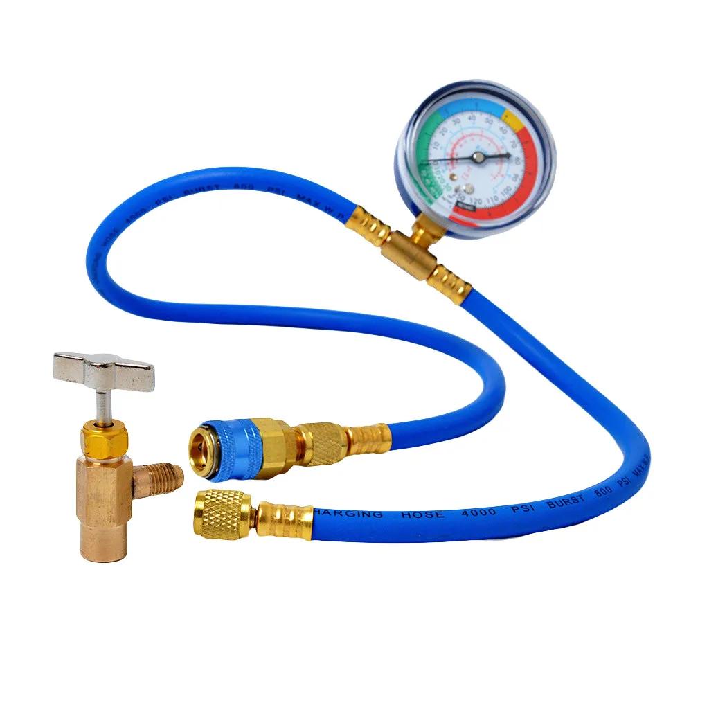 R134A Car AC Air Conditioning Refrigerant Recharge Hose W/ Pressure Gauge Measuring Kit Copper Auto Car Accessories 1/2“ 1/4
R134A Car AC Air Conditioning Refrigerant Recharge Hose W/ Pressure Gauge Measuring Kit Copper Auto Car Accessories 1/2“ 1/4